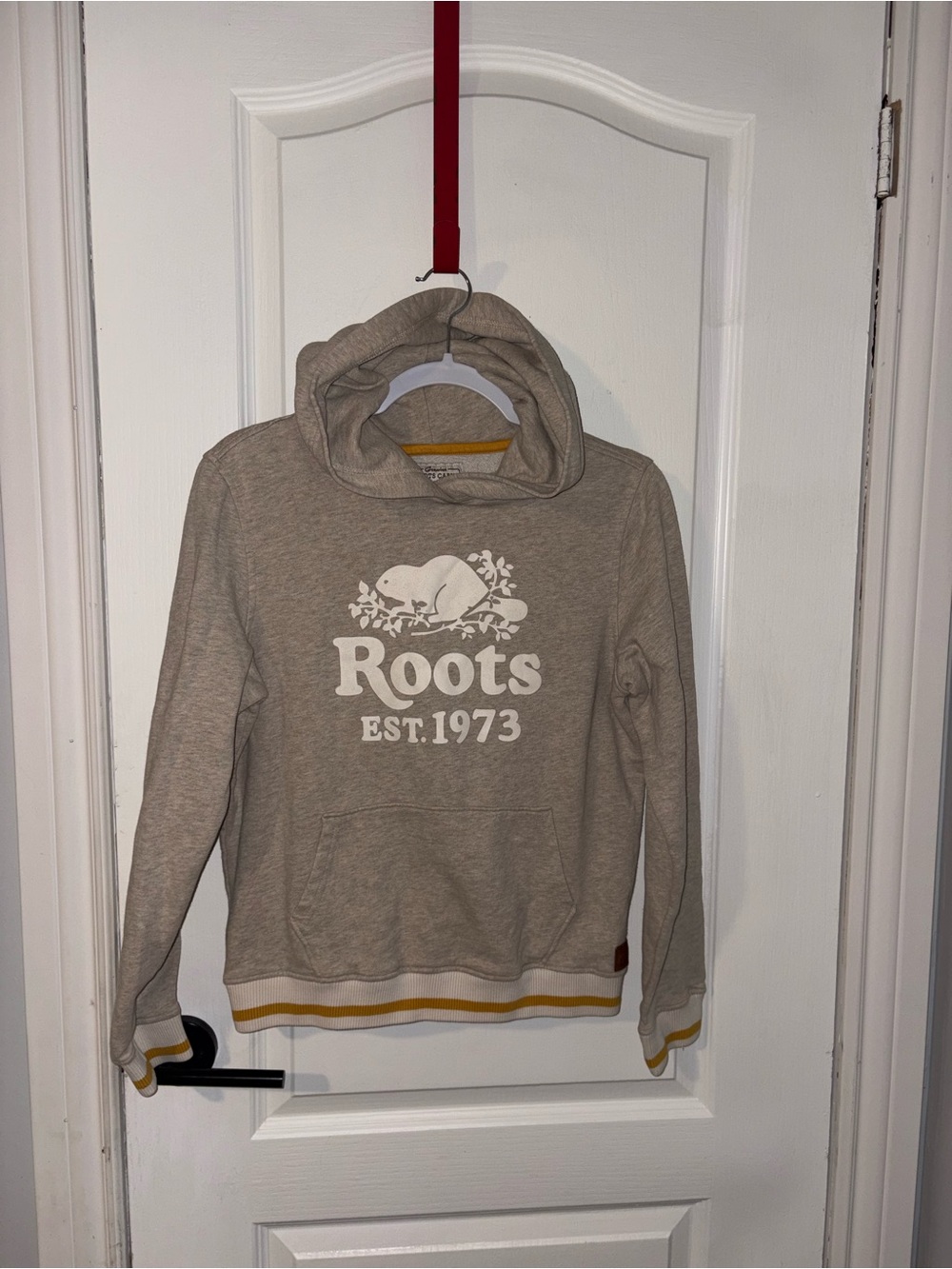 Roots | Cream Hoodie | Size Small
